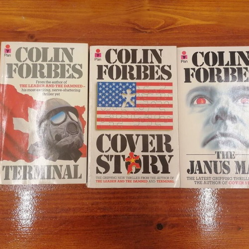 Colin Forbes Pack of 3 Used English Crime Thrillers