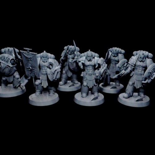 Space Martan Squad custom sci-fi miniatures