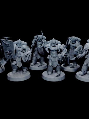 Space Martan Squad custom sci-fi miniatures