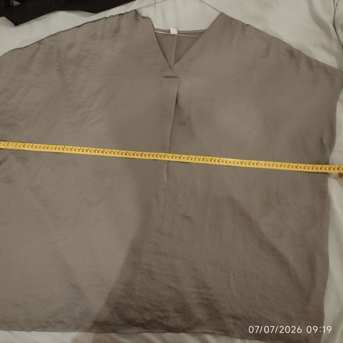 Blouse dress gray size 7XL like new