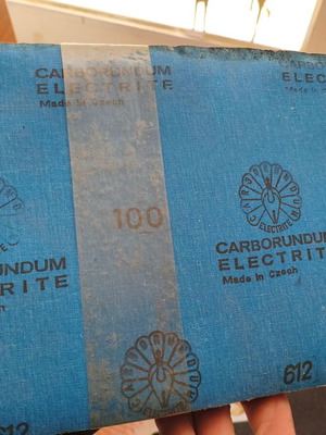 Σετ σμυριδόπανα Carborundum Electrite Νο100 38 τεμάχια καινούργια