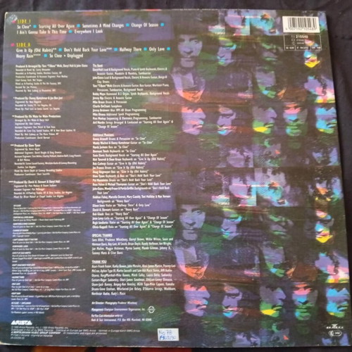 Daryl Hall & John Oates Change of Season vinyl album, pop