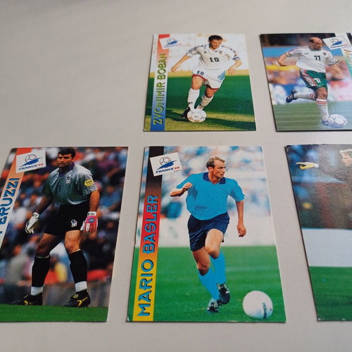 Panini France 1998 cards used, pack of 9