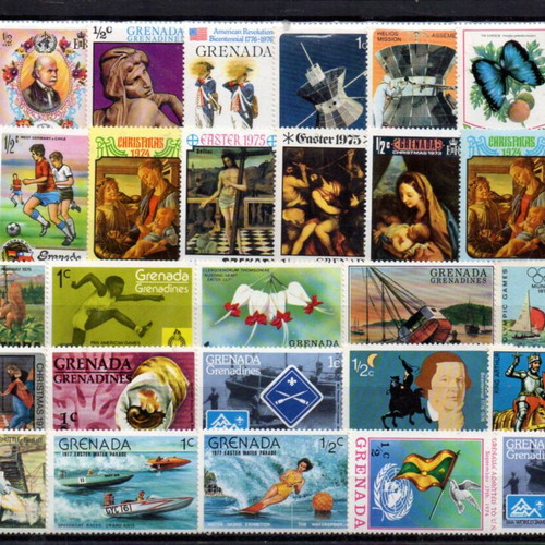 S211 Grenada Caribbean stamps new, unmounted mint, small values