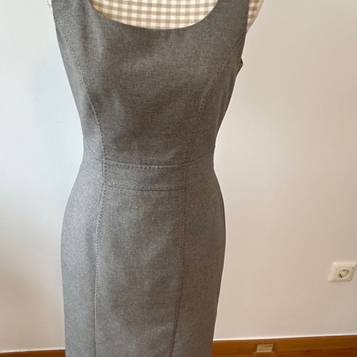 Primark London office dress size medium new, gray