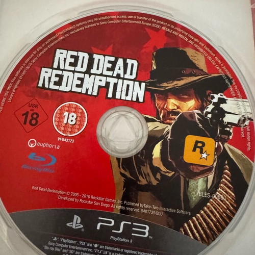 Red Dead Redemption PlayStation 3 like new, complete with manual and map