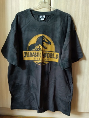 Jurassic World t-shirt καινούργιο, μαύρο, XL
