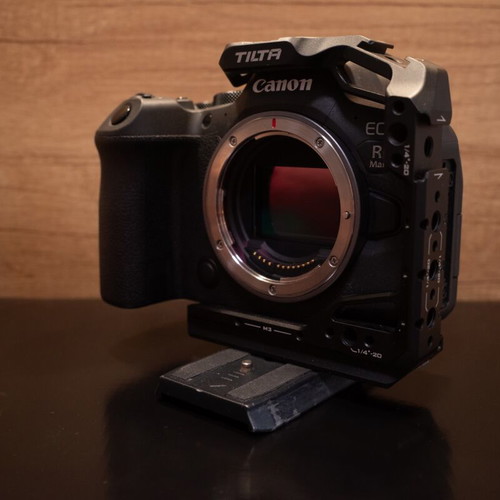 Canon EOS R6 Mark II camera with Tilta Cage