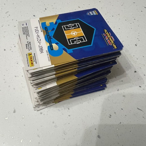 Panini football cards andrenalyn used, 160 cards