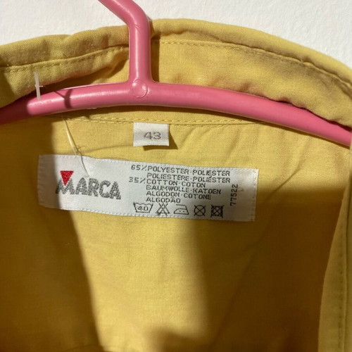 Men's shirt XL yellow like new