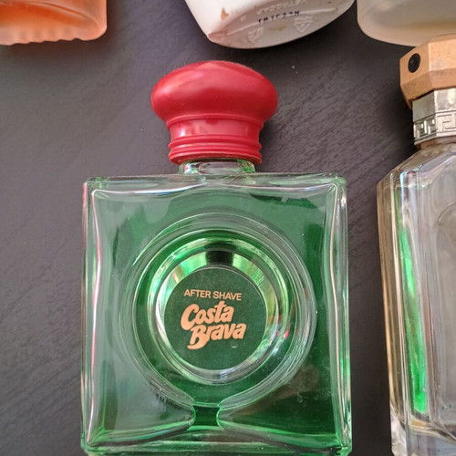 Perfume collection used, 10 bottles with colognes