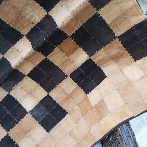Decorative leather pillowcases new, 60×60 cm