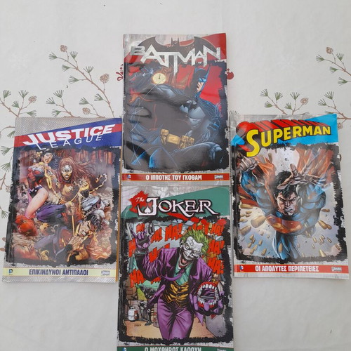 Superman, Batman, Justice League, Joker comics new, Anubis 2016 set of 4