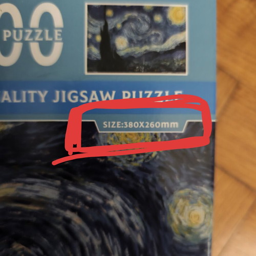 Puzzle for Advanced Solvers like new, small pieces 1cm each