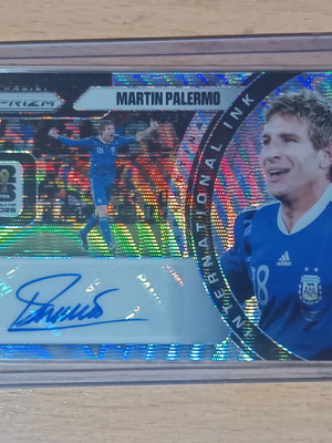 Panini Prizm FIFA World Cup 2026 Martín Palermo Autograph Silver Prizm card