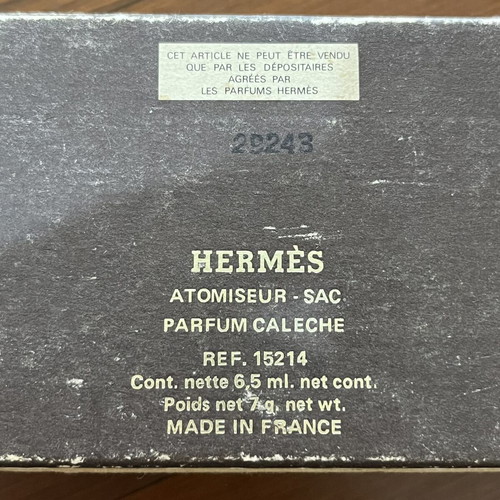 Hermès Calèche empty vintage box used