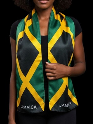 Jam Style Scarf and Accessory Jamaica new, satin fabric