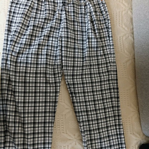 Bershka pants new, size S, black and white