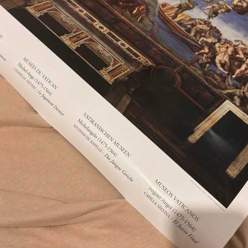 Capella Sistina Poster from Vatican Museum new