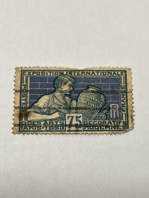 French Potter Stamp 1924 used