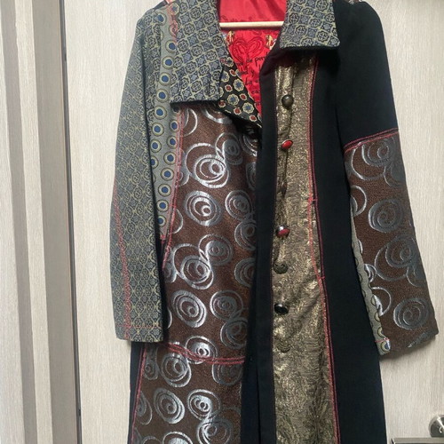 Desigual coat like new, multicolored