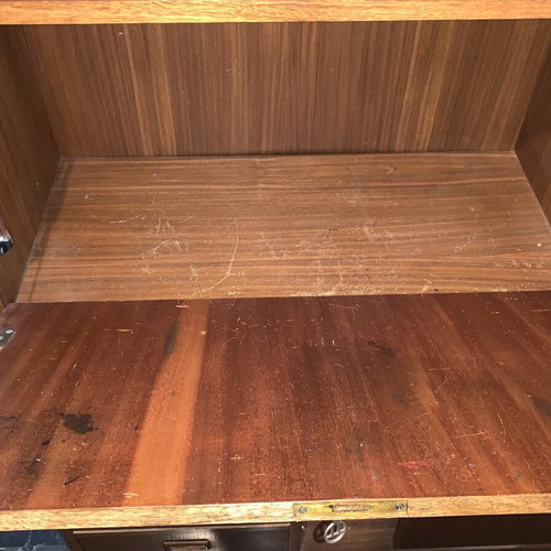 Bookcase made of solid wood used