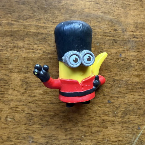 McDonald’s Happy Meal Minions Royal Guard figure used 2019