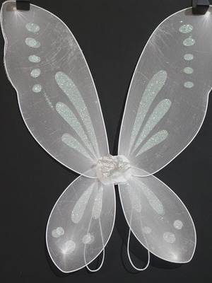 Fairy or angel wings like new with silver details