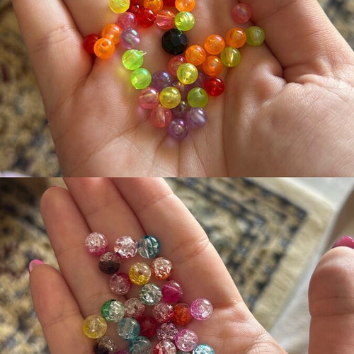Diy jewelry kit with beads like new