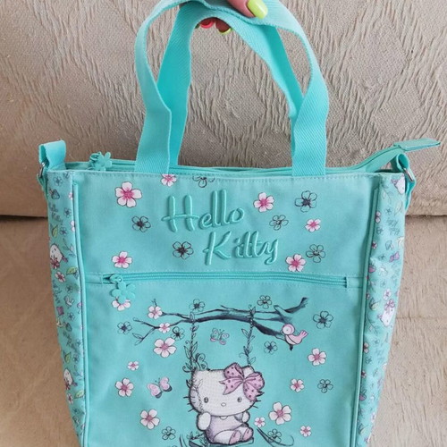 Hello Kitty Sanrio shoulder bag new, turquoise