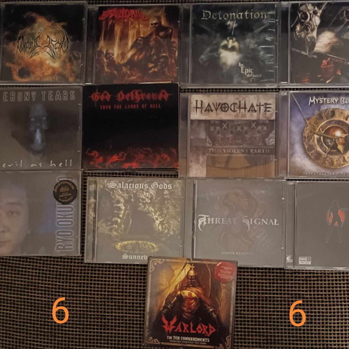 Heavy Metal CD like new, pack of 5