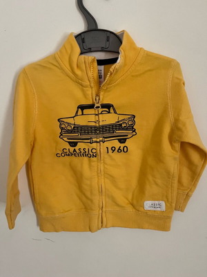 Zara baby boy sweatshirt yellow 12-18 months 82cm used