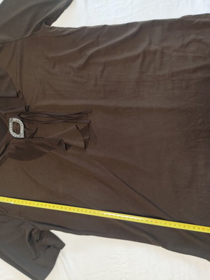 Blouse brown size Large like new