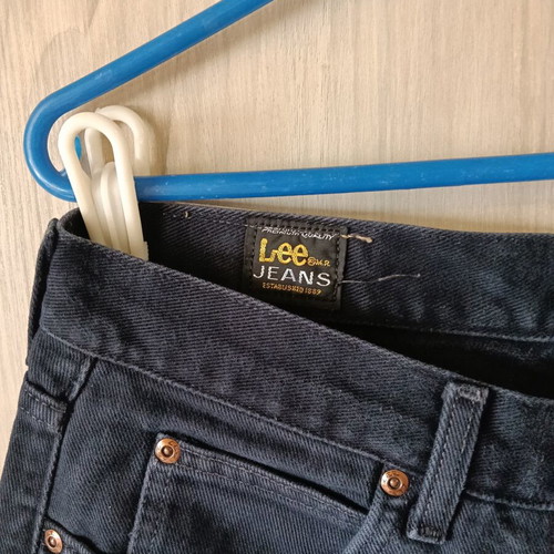 Lee men's winter pants used, dark blue size 34