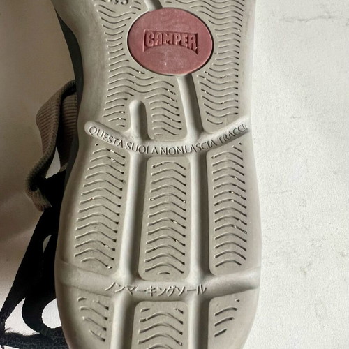 Camper Match Grey/Black Men Sandals like new, EU45