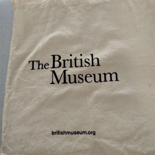 The British Museum cotton shoulder bag like new