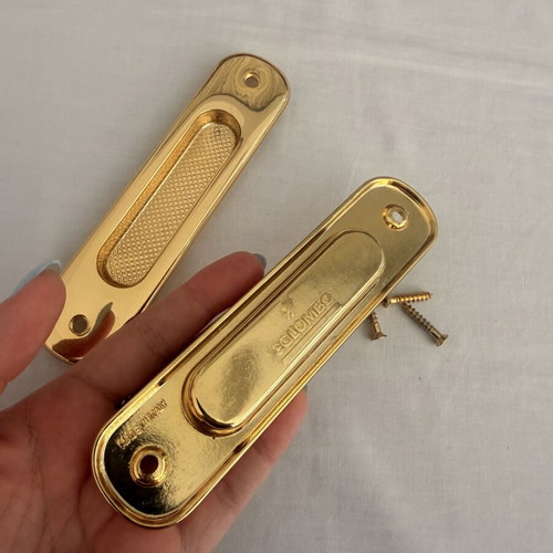 Colombo sliding door handles gold set used