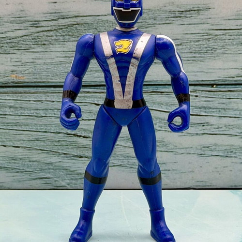 Power Rangers Mighty Morphin Blue Ranger action figure used