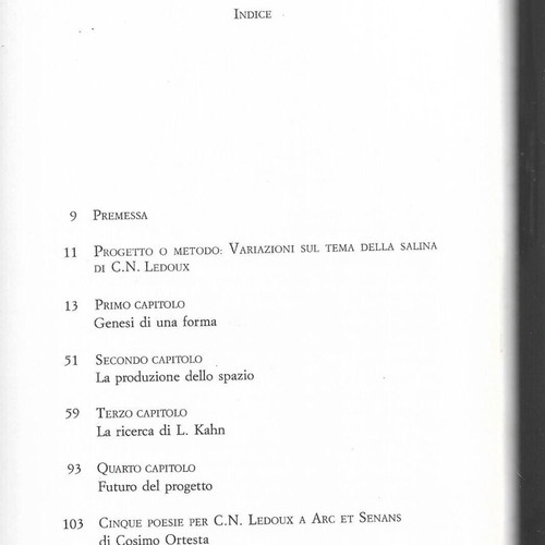 Progetto o Metodo Italian book 1988