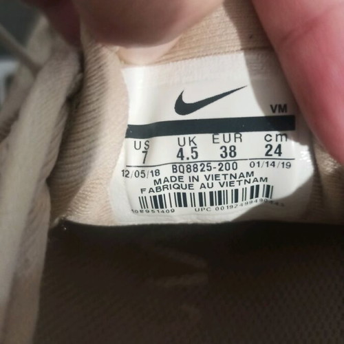 Nike Air Max women's used shoes size 38 beige