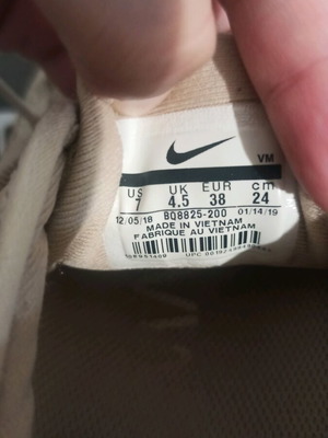 Nike Air Max women's used shoes size 38 beige