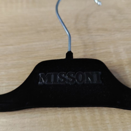 Missoni plastic clothes hanger for trousers used 36 cm
