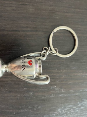Champions League I Love Italy keychain like new