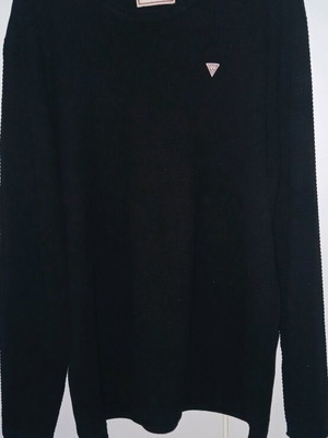 Guess men's shirt used, black, cotton, size XL