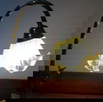 αντικα ART DECO επιτραπεζια λαμπα μπρουτζινη μασιφ