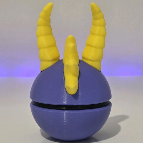 Spyro Pokéball 3D printed figure