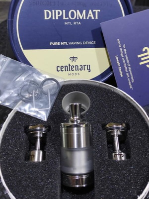 Diplomat MTL RTA 23mm used by Centenary Mods