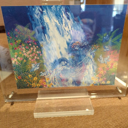 Collectible artwork in plexiglass new for office decoration