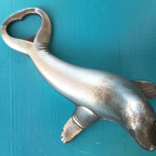 Vintage Metal Bottle Opener "Seal" BMF West Germany used