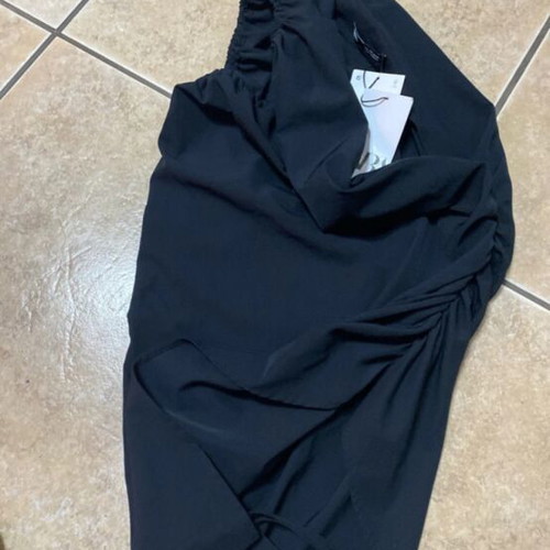 Zara blouse new, black, size L
